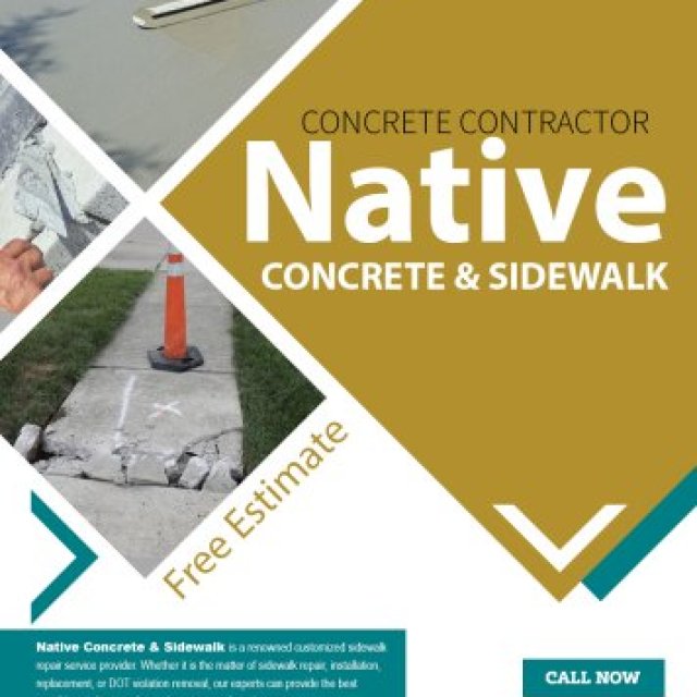 Native Concrete & Sidewalk