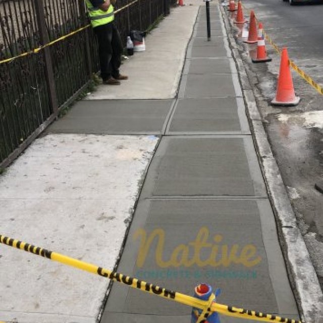 Native Concrete & Sidewalk